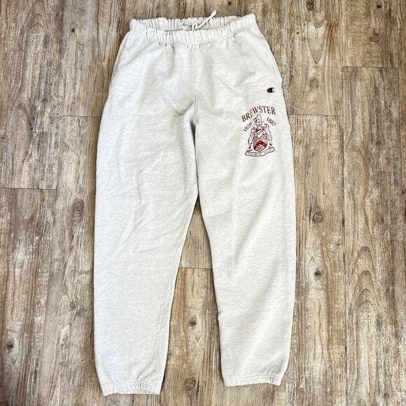 Brewster Academy Crest  Vintage Champion Reverse Weave Mens Sweatpants Medium - Picture 2 of 6